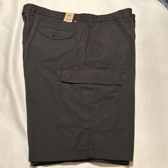 Levis Cargo Shorts Mens 48 Ripstop Gray - Picture 2 of 3